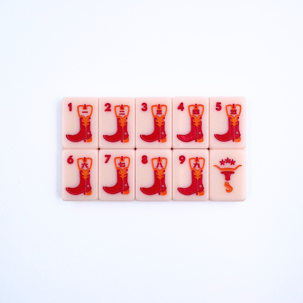 THE TEXAS SERIES | American Mahjong with Lone Star Flair | Colorful Unique Tiles