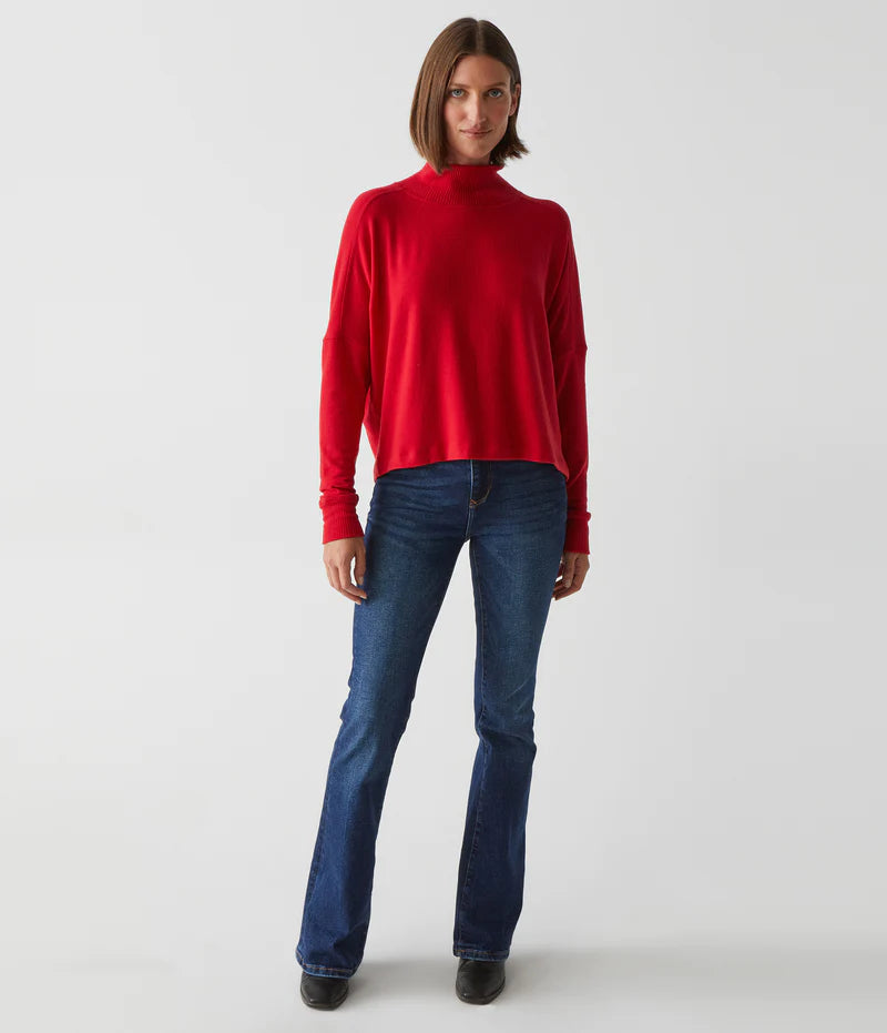 Michael Stars- Frida Mock Neck Top