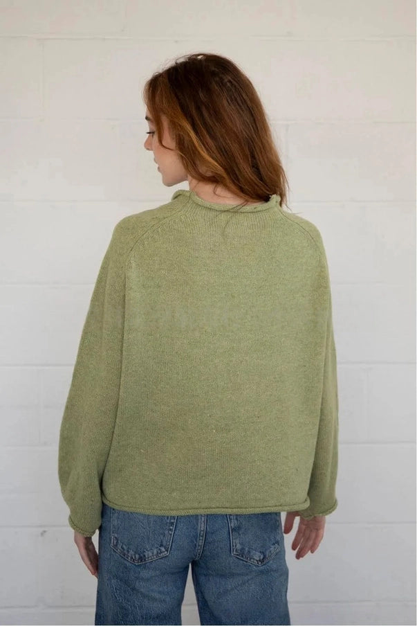 Oceanic Adventure Sardines Pattern Knit Sweater