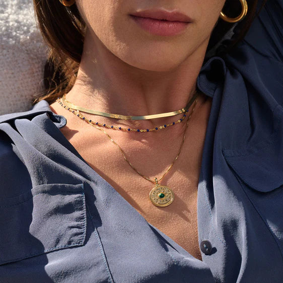 Awe Inspired- Say Yes to New Adventures Affirmation Necklace