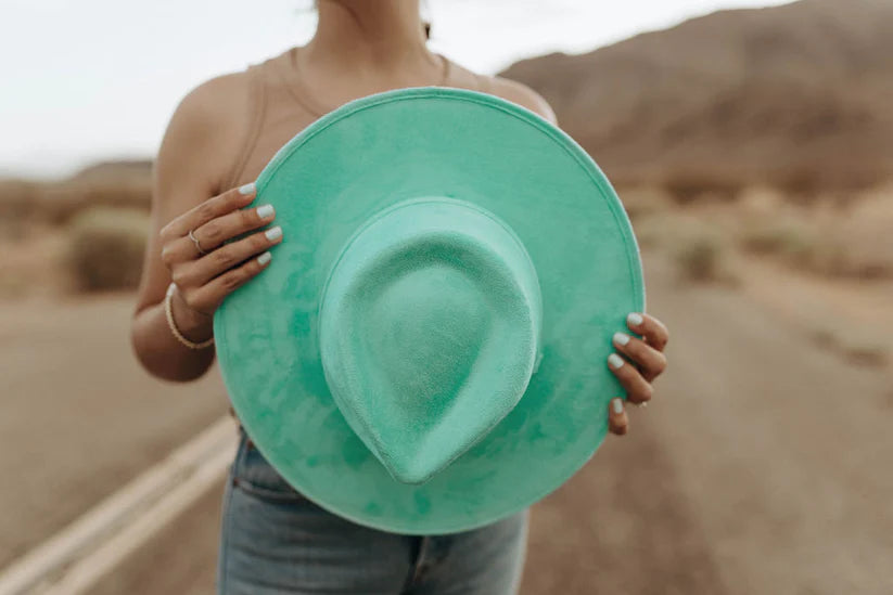 Millie Teardrop-Suede Hat