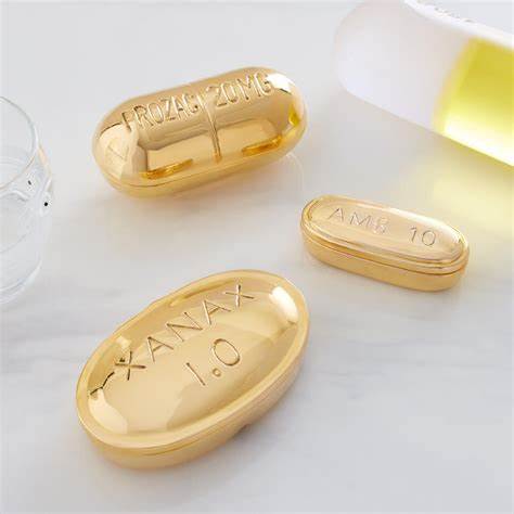 Brass Ambien Pill Box