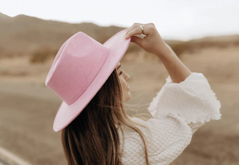 Millie Teardrop-Suede Hat