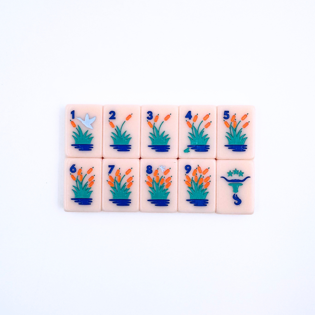 THE TEXAS SERIES | American Mahjong with Lone Star Flair | Colorful Unique Tiles
