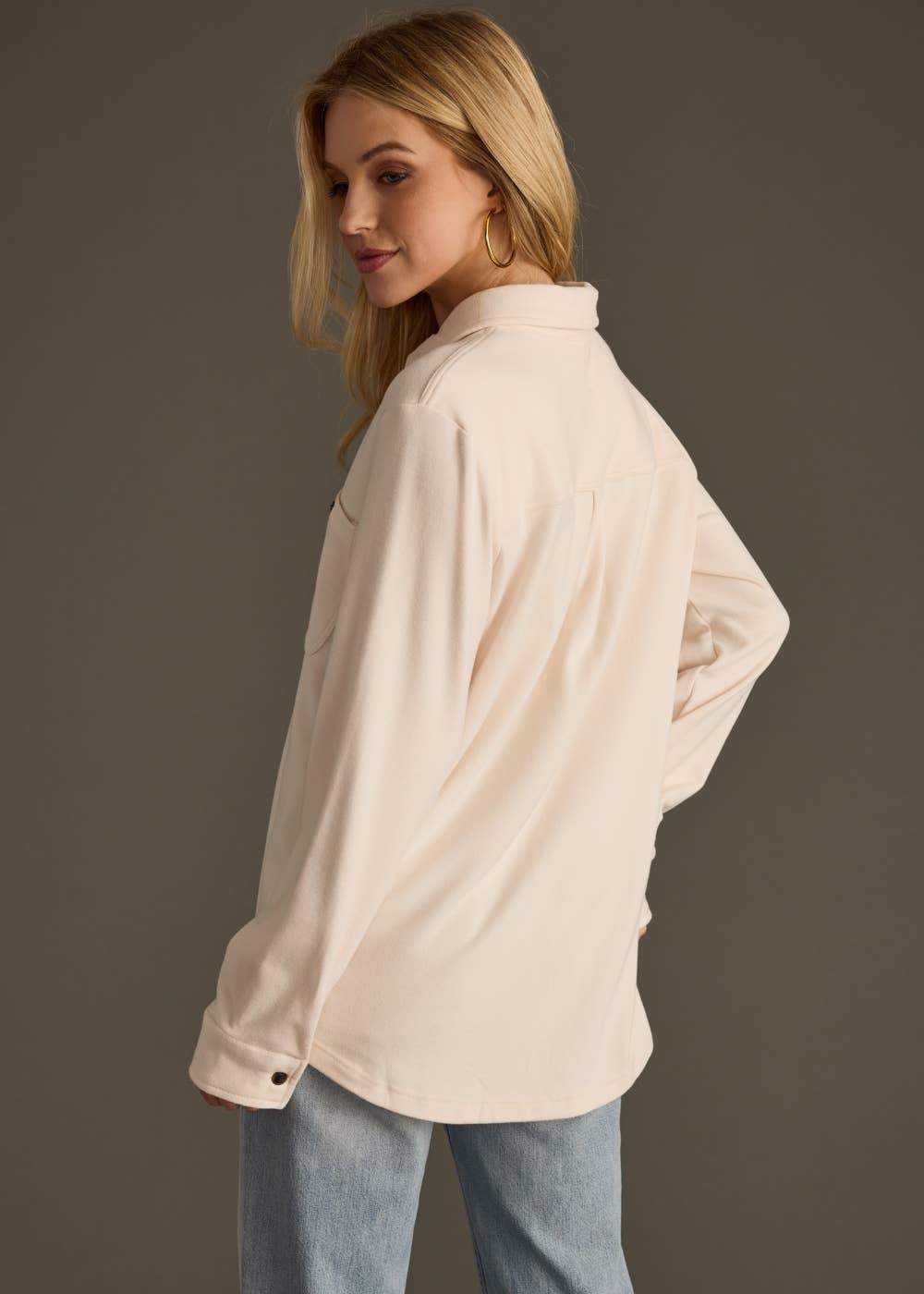 Beth Button Up
