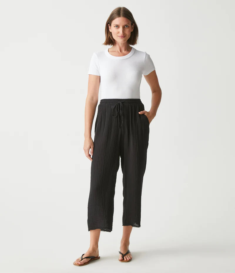 Michael Stars - Ashton Cropped Gauze Pant