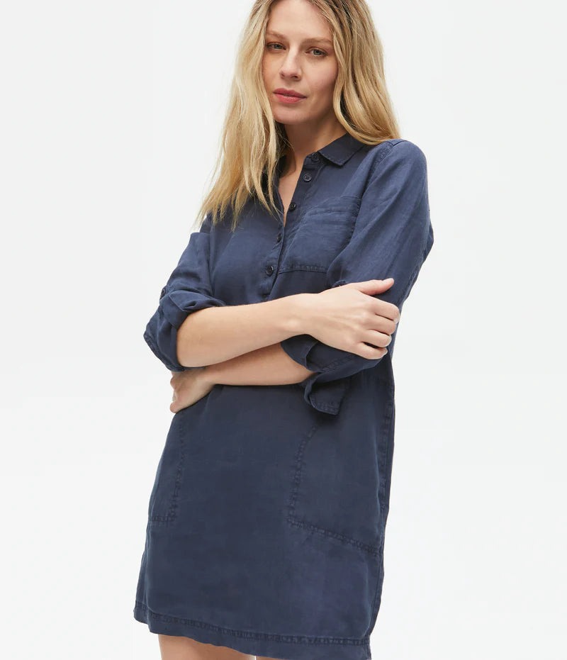 Michael Stars - Eleanor Linen Shirt Dress