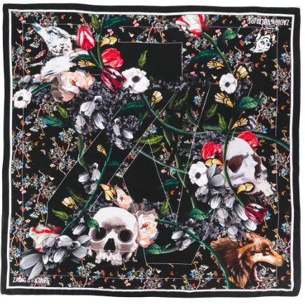 Zadig & Voltaire - Lotty Vanite Silk Scarf